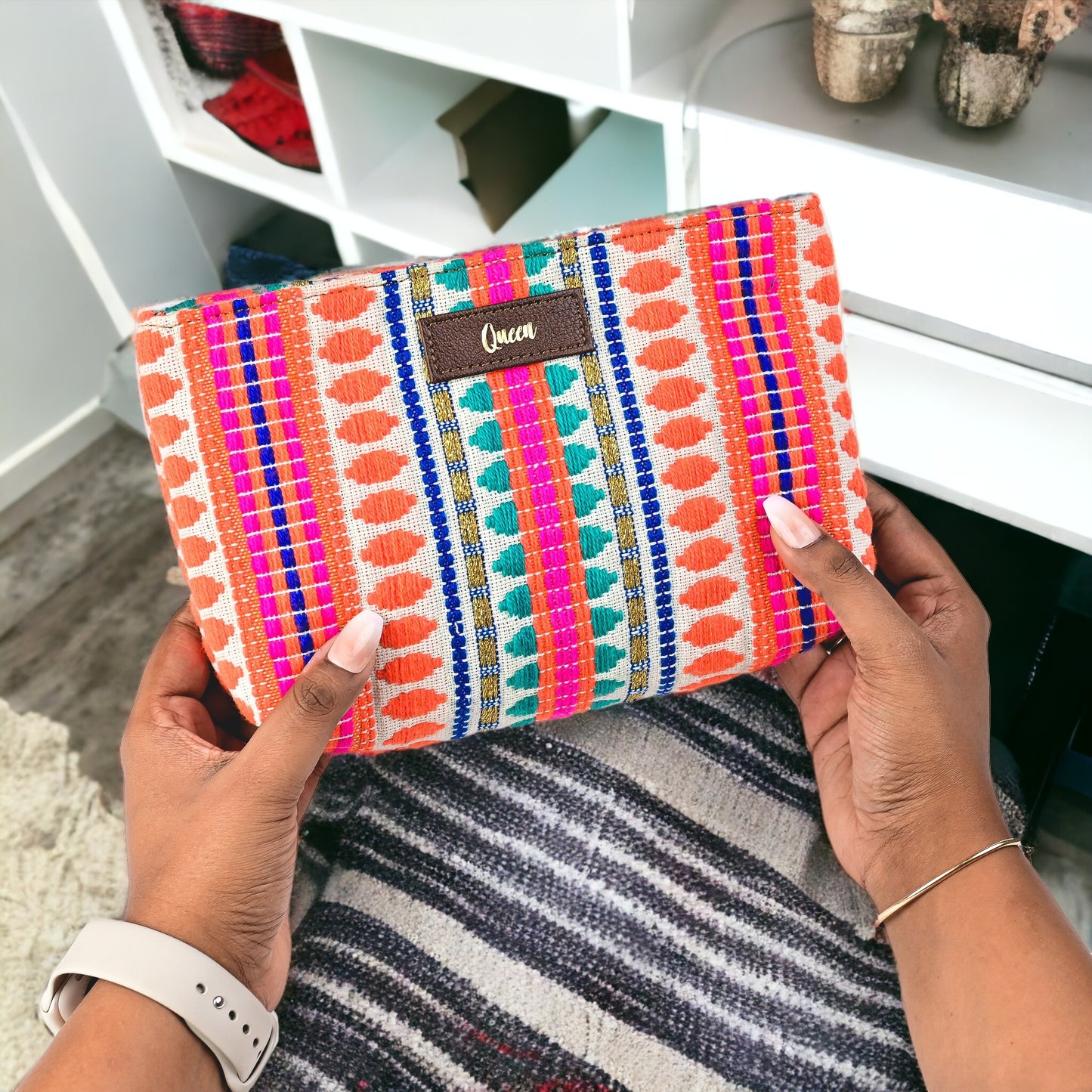 Personalised Jacquard Pouch (Set of 2)