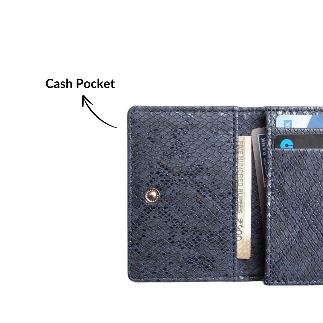 Shimmer Bi-Fold Card Wallet