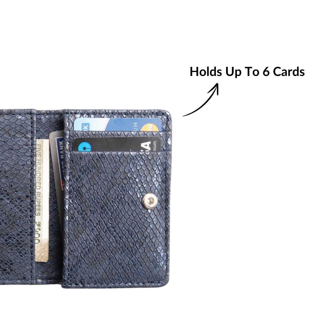 Shimmer Bi-Fold Card Wallet