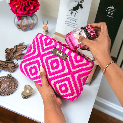 Personalised  Jacquard Pouch (Set of 2)