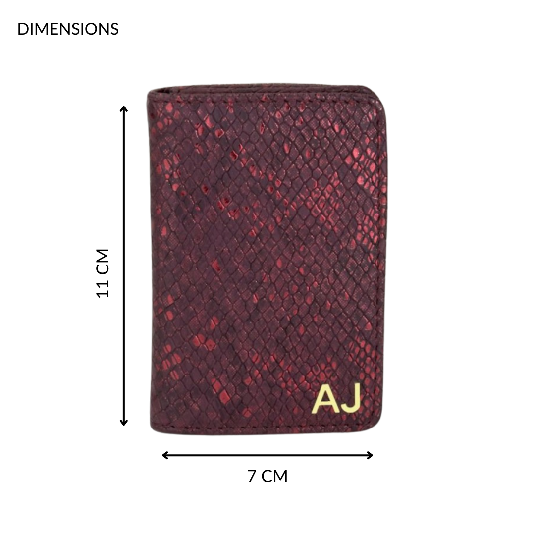 Shimmer Bi-Fold Card Wallet