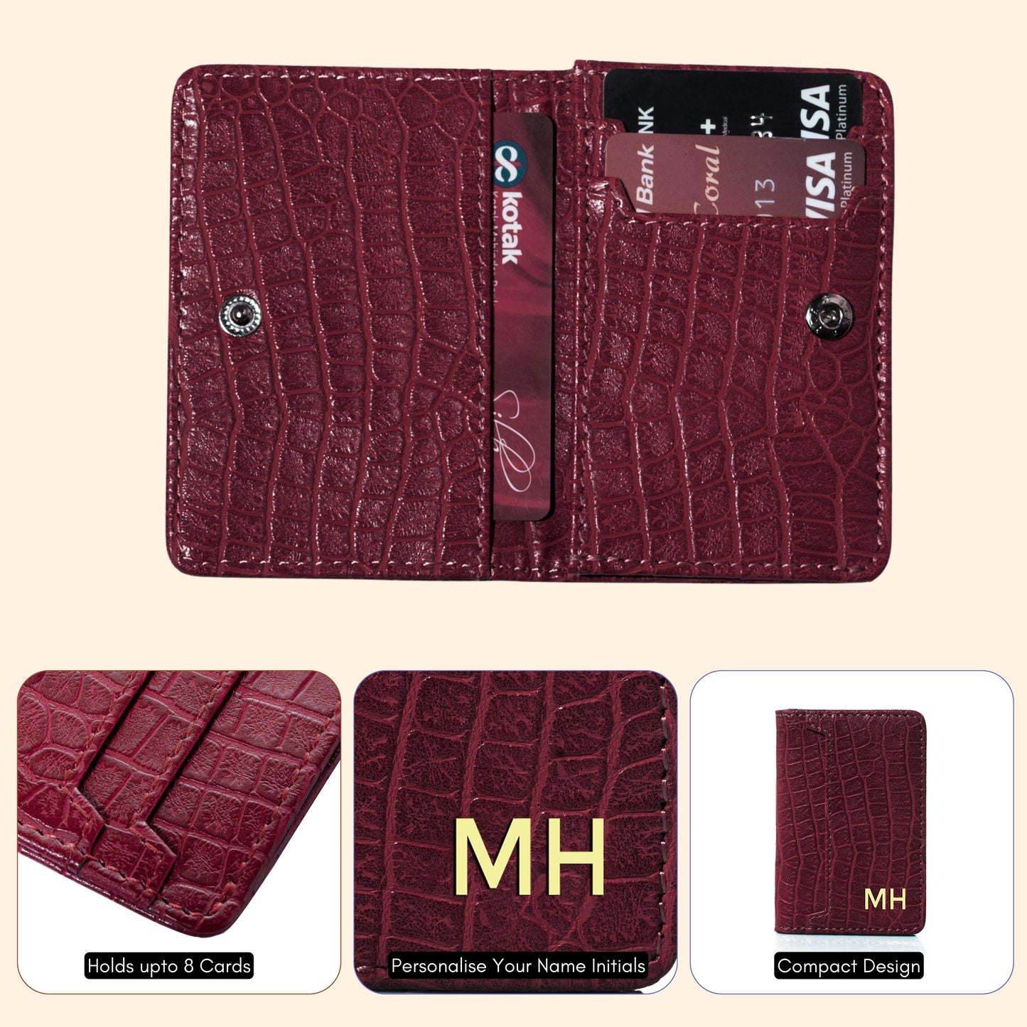 Ritzy Bi-Fold Card Wallet